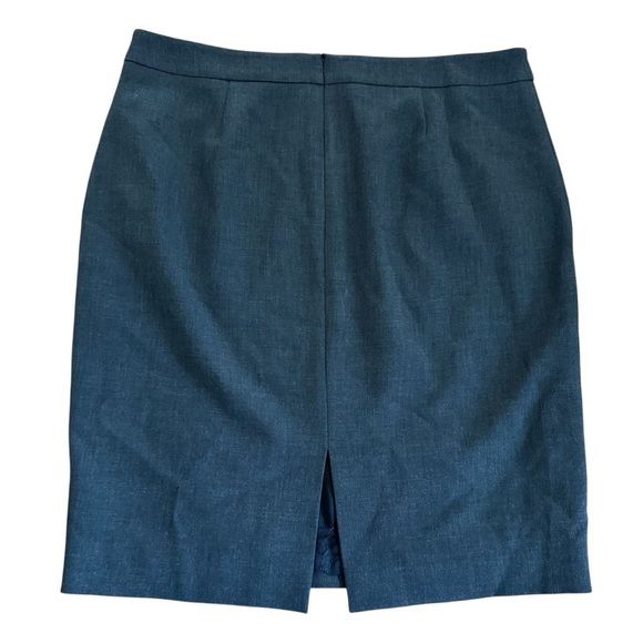 Trina Turk Charcoal Gray Pencil Skirt Straight Rhinestones Embellished Size 10 - Picture 2 of 7